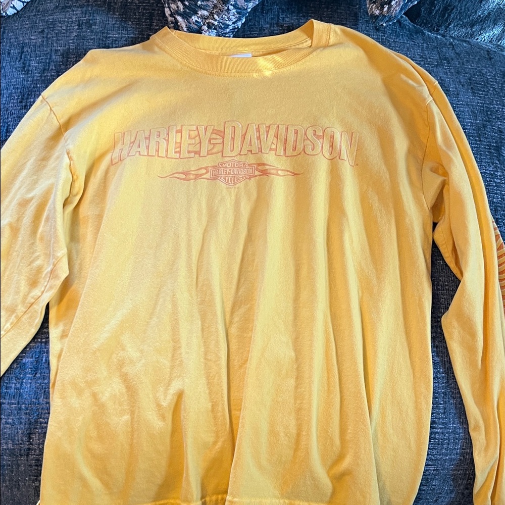 2007 Long Sleeve Harley Flame Shirt